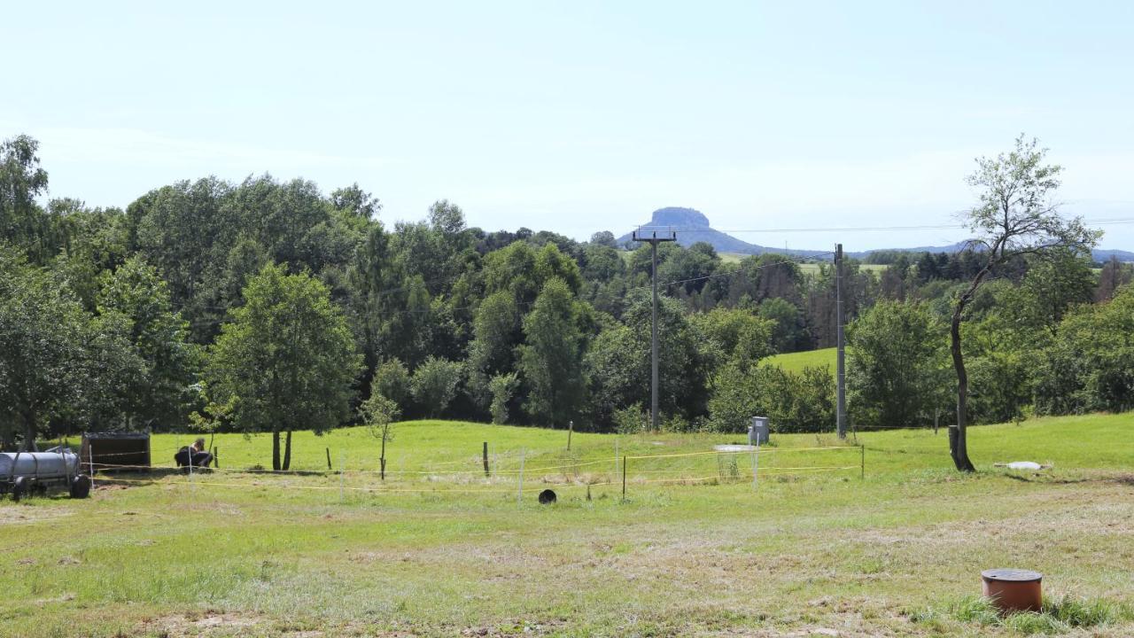 Auszeit Mit Weitblick In Der Saechsischen Schweiz - Kleiner Bauernhof Mit Tieren Und Wallbox Rathmannsdorf Exteriör bild