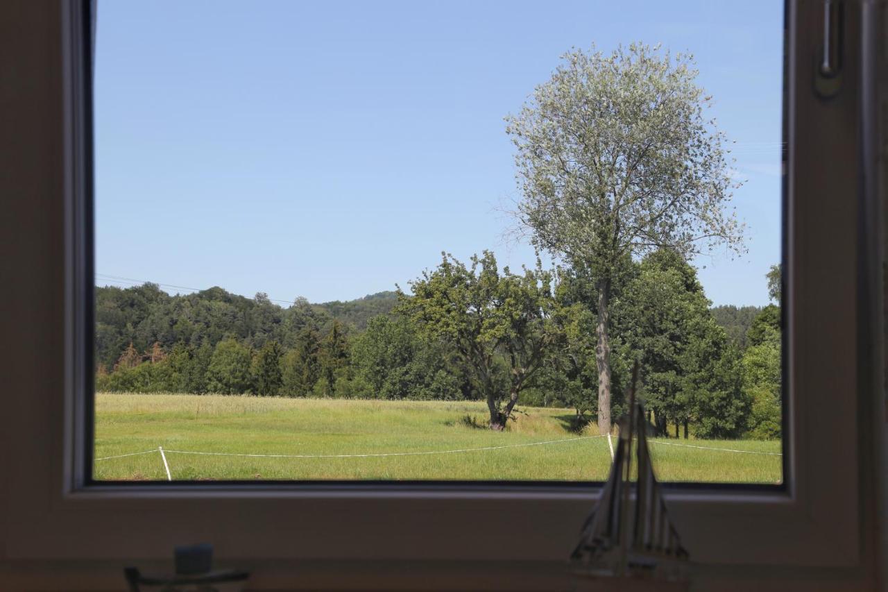 Auszeit Mit Weitblick In Der Saechsischen Schweiz - Kleiner Bauernhof Mit Tieren Und Wallbox Rathmannsdorf Exteriör bild